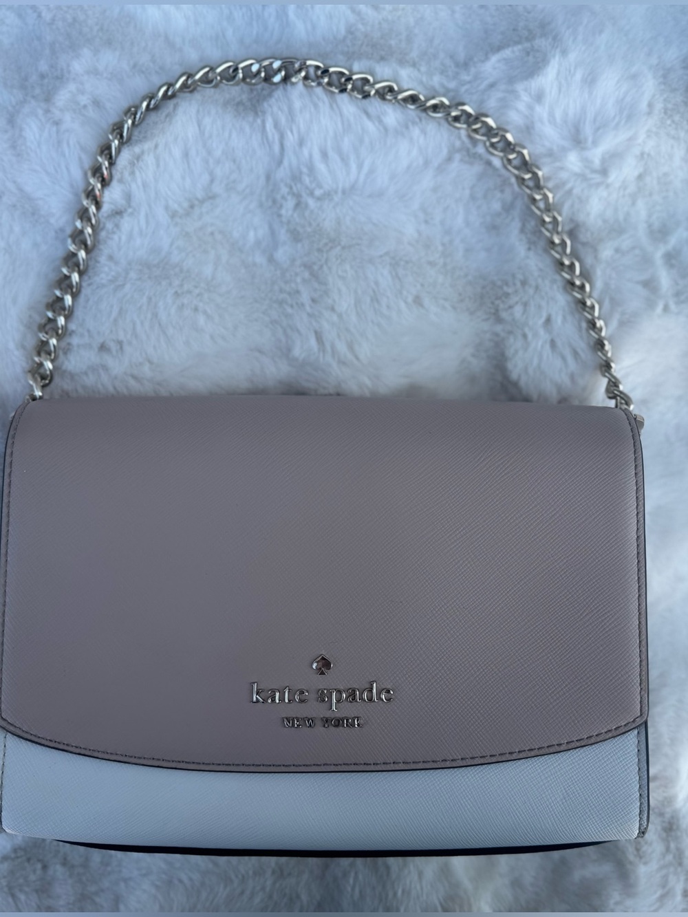 kate spade Taupe & Cream Two-Tone Crossbody Bag - Picture 11 of 16